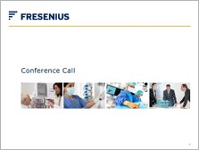 Telefonkonferenz Q1 2015, Fresenius